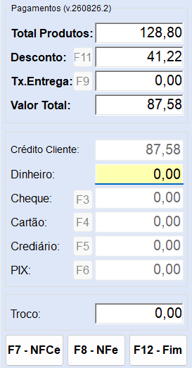 Crédito do Cliente