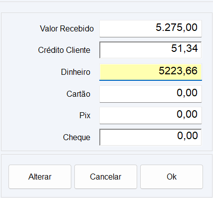 Crédito do Cliente
